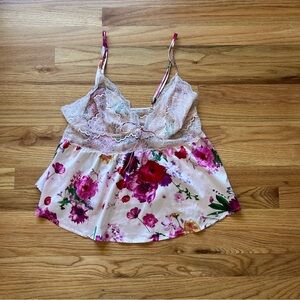 floral victoria’s secret tank